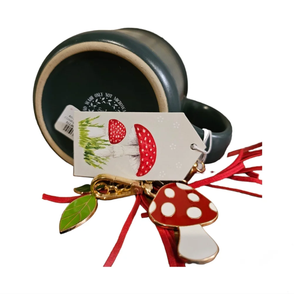 Seed & Sunshine Ceramic Mag with Keychain. Size OS. Color Dark Forest.